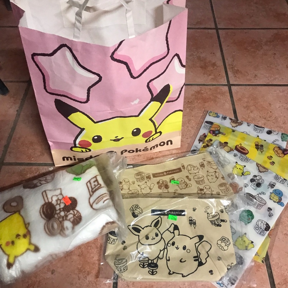 Pokemon Merchandise Set with Pikachu Design